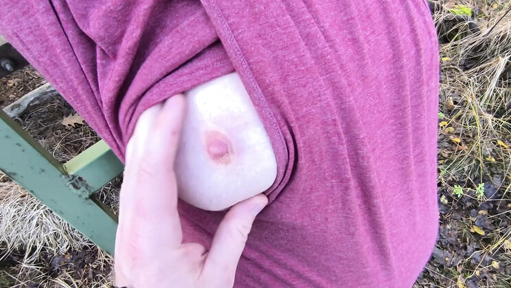 Bouncy Tits Gets Brutal Public Punishment