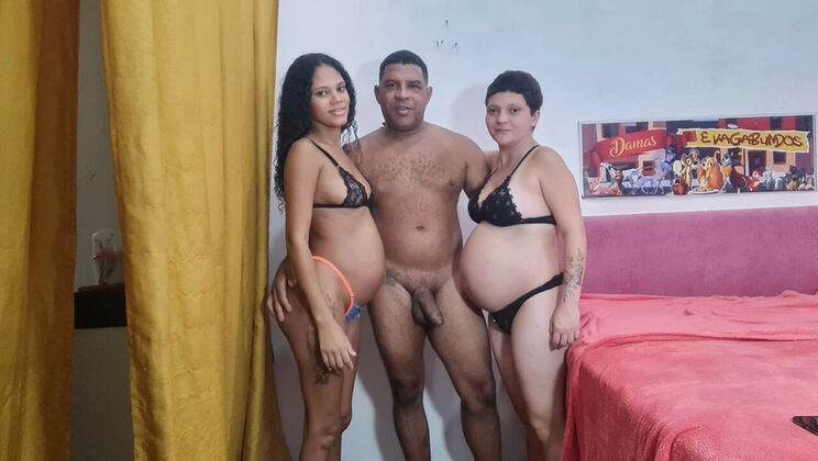 LeoOgro Pound Pregnant Girlfriends Ass In Threesome