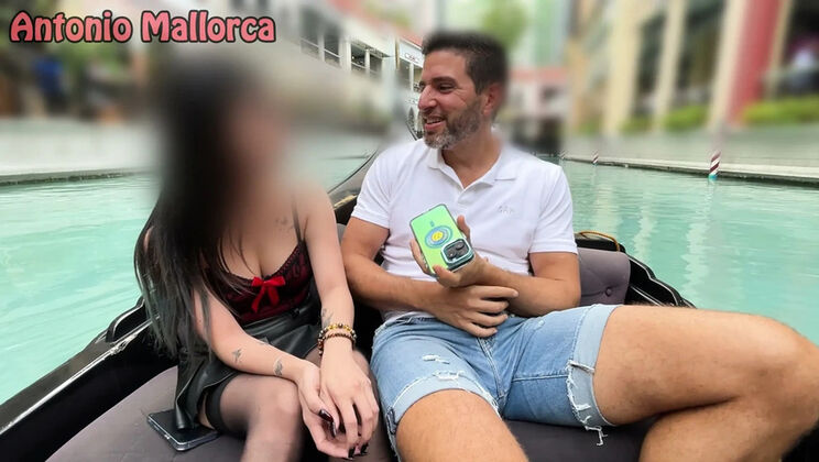 Horny Spanish Guy Fucks Petite Filipina Teen After Picking Her Up at Venice Grand Canal