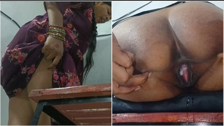 Beautiful Desi Bhabhi Gets Sloppy Creampie - So Much Squirt From Her Pussy Hindi Audio