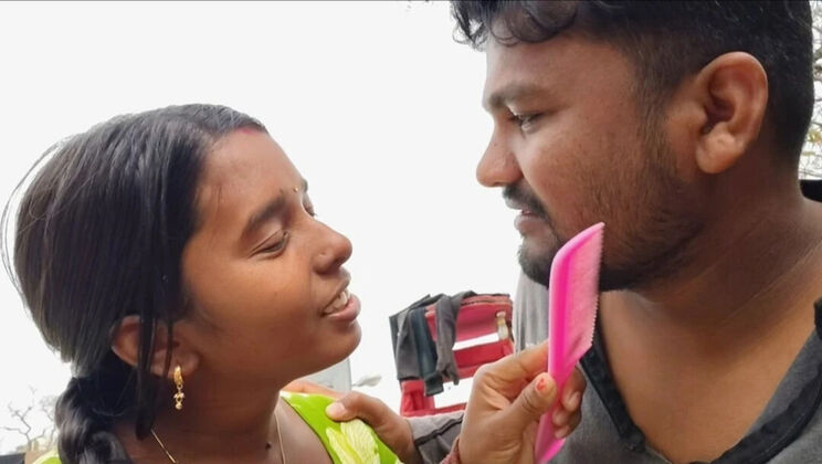 Stepbrother Fucks Stepsister with Big Tits in Outdoor Desi Romance