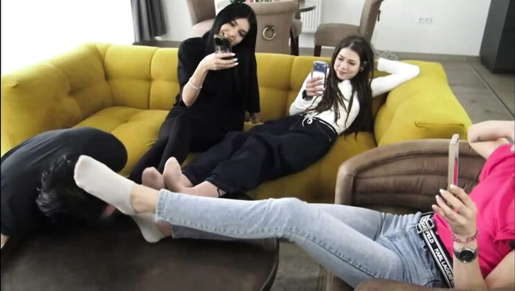 Teenager Sooky Sin Gets Foot Worship From Her Submissive Slave