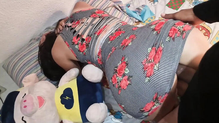 Stepdad Fills 18-Year-Old Stepdaughter's Tight Pussy When Wife Leaves For Work