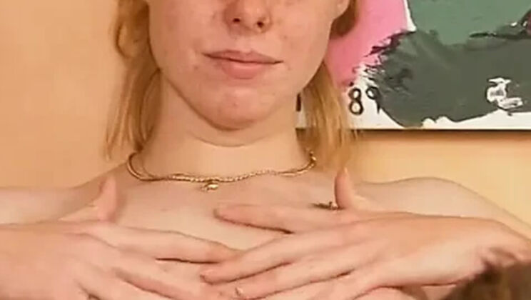 Sweet 18-year-old ginger teen gets slammed at casting