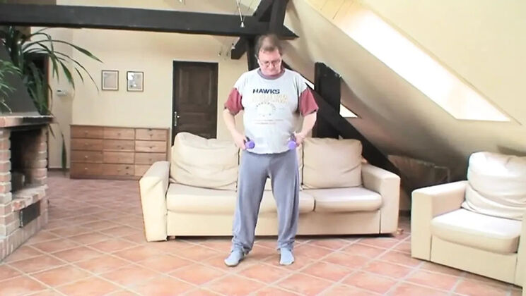 Old Man Fucks Tiny Teen's Dirty Pussy