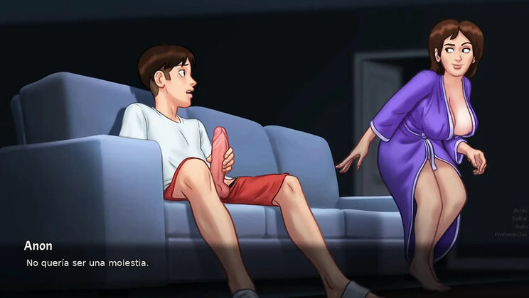Stepmom and Best Friend Fight Over Tenant's Dick - Summertime Saga