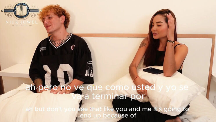 Skinny Ex-Girlfriend Fights With New BF, I Comfort Her With Big Ass Ride