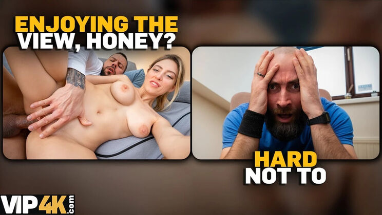 VIP4K: Hot Blonde Takes Big Cock in Shaved Pussy - Angelo Godshack & Fanta Sie