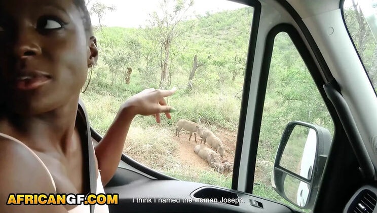 Ebony GF Can't Wait, Demands To Suck My Dick On Safari