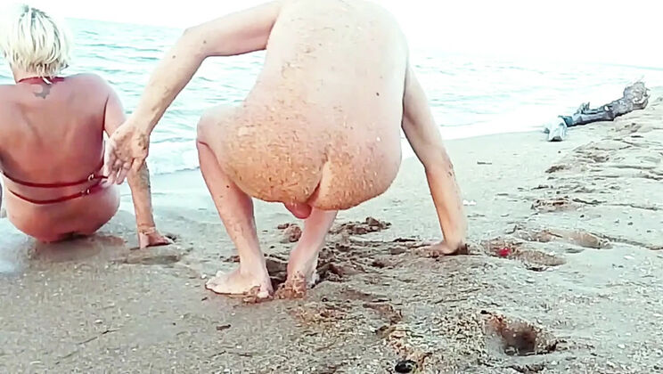 Stepmom Gets Wild On Public Beach – Crazyfamily1970