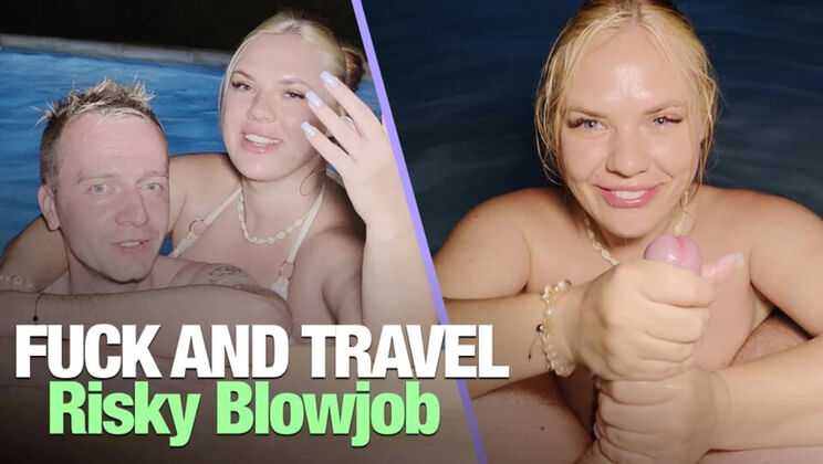 We Nearly Got Caught but She Kept Sucking - Travel Fuck - Part 1