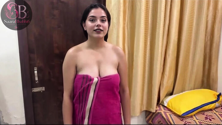 Stepbrother's Massage Turns Into Creampie Sex With Big Tits Desi Girl