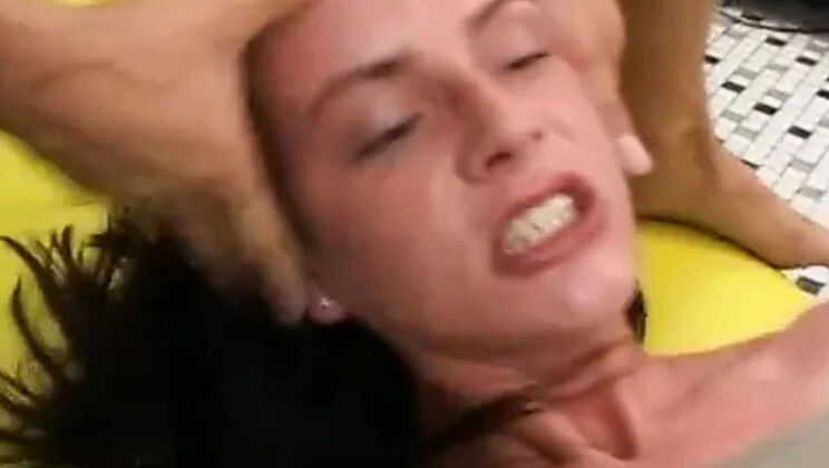Petite 19-Year-Old Cutie Gets Stuffed and Banged in a Hardcore Gangbang