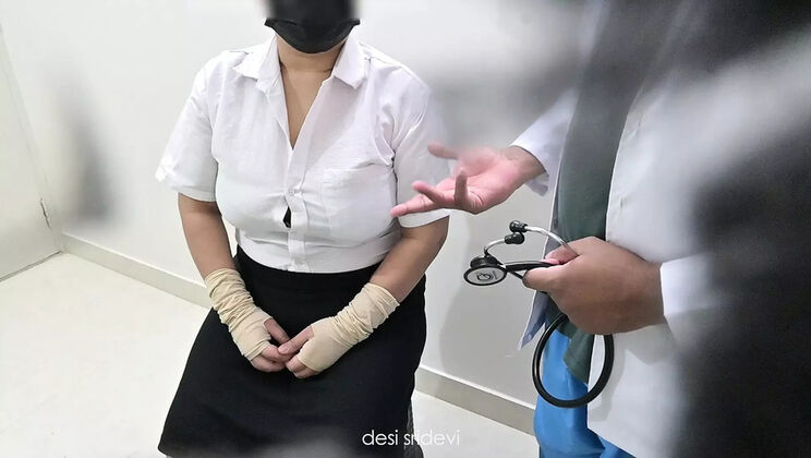 Doctor Bangs Busty Desi Student's Giant Melons