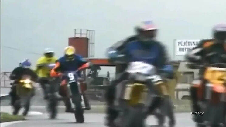 American Sluts Ride Bikes Then Get a Massive Gangbang