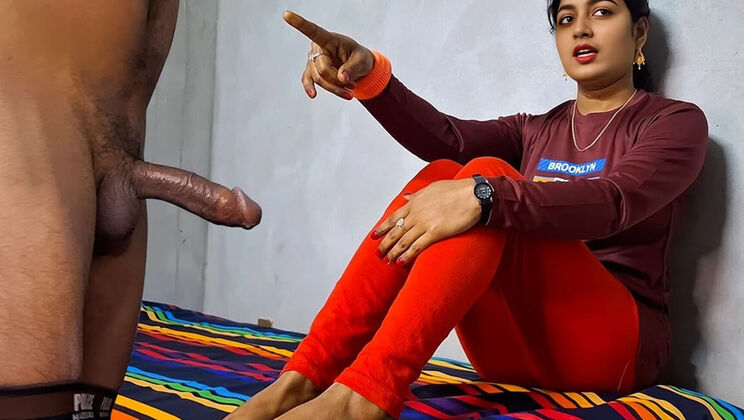 Desi Girlfriend Furious When She Sees My Giant Cock - Blowjob & Missionary Sex