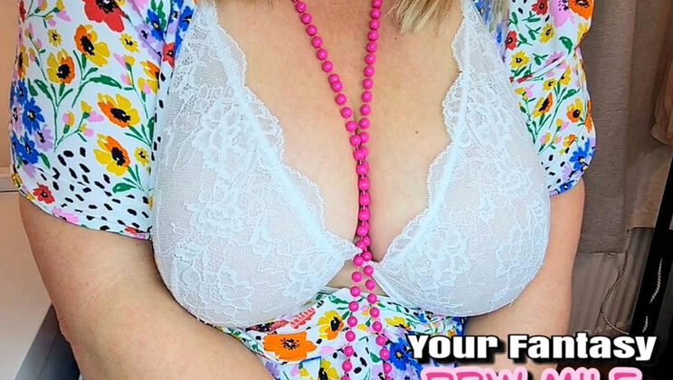 Mature BBW MILF With Massive Natural Tits Gets Fucked With Huge Toy - Real Homemade Cheating Wife
