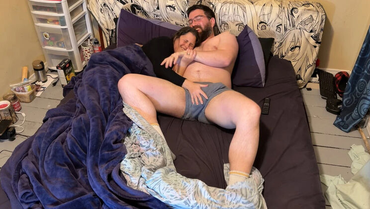 Amateur Wife Chokes on Hubby's Thick Cock Then Gets Fucked Hard to a Real Orgasm