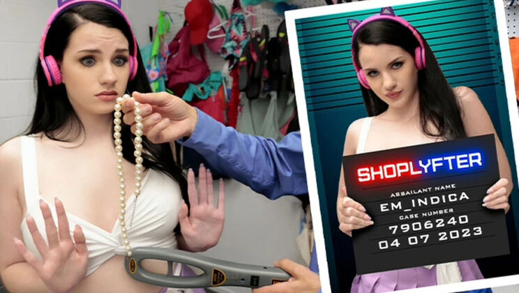IRL Streamer Em Indica Caught Shoplifting, Fucks Security Guard to Go Free