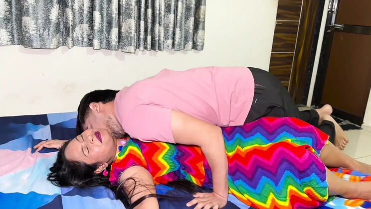 Hot Indian Bhabhi With Big Tits And Big Ass Fucks Her Boyfriend In The Living Room