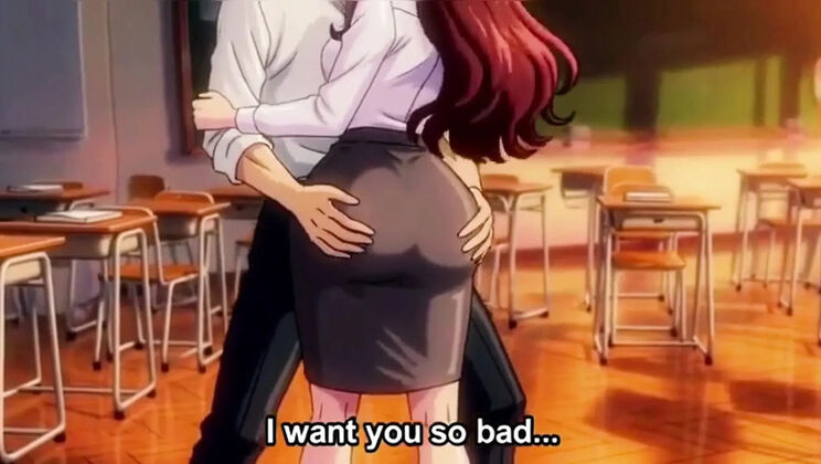 Young Student Seduces His Teacher in Extra Class When They Are Alone