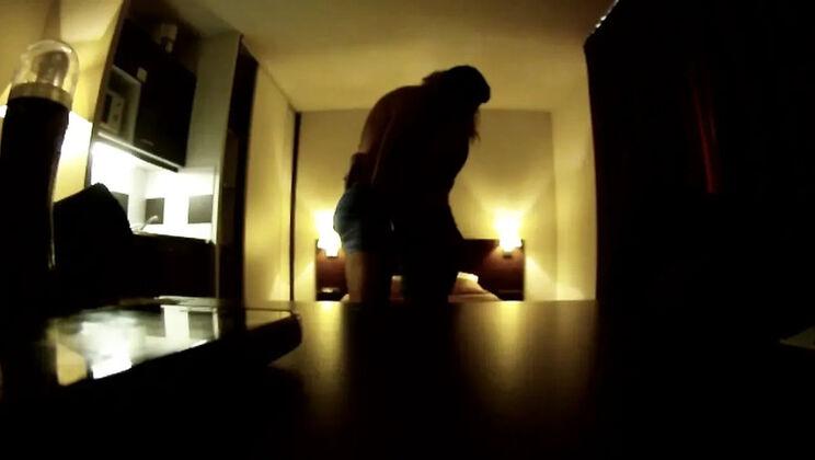 French Cuckold Hotel Room Part 1: Blonde MILF Wife Cheats in Stockings
