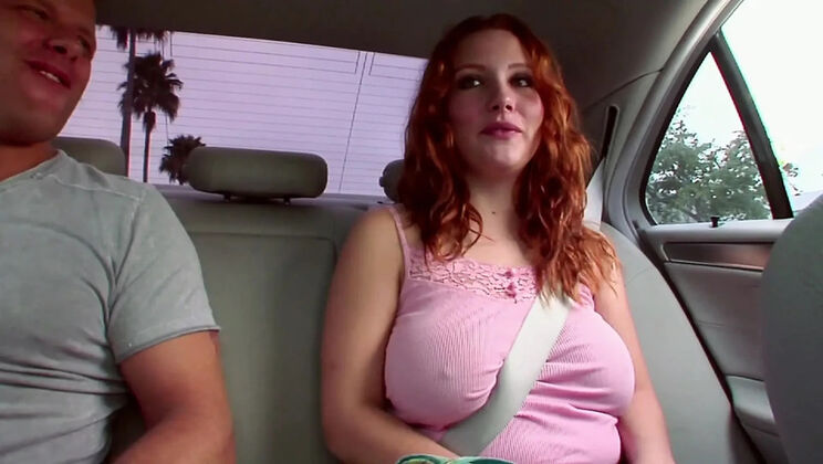 Busty teen Rebecca Lane gets her shaved cunt screwed deeply by hard dick