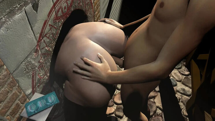 Throat Fucking A Black MILF In Reverse Gloryhole Group Sex