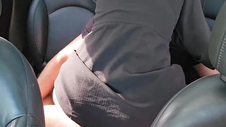 Hot Wife Fucks Big Black Dick in Car Back Seat While Cuckold Husband Drives - Part 2