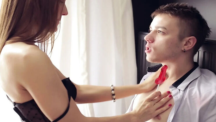 Beautiful French Brunette Sabrina Moore Gets Intense Anal Fuck and Creampie