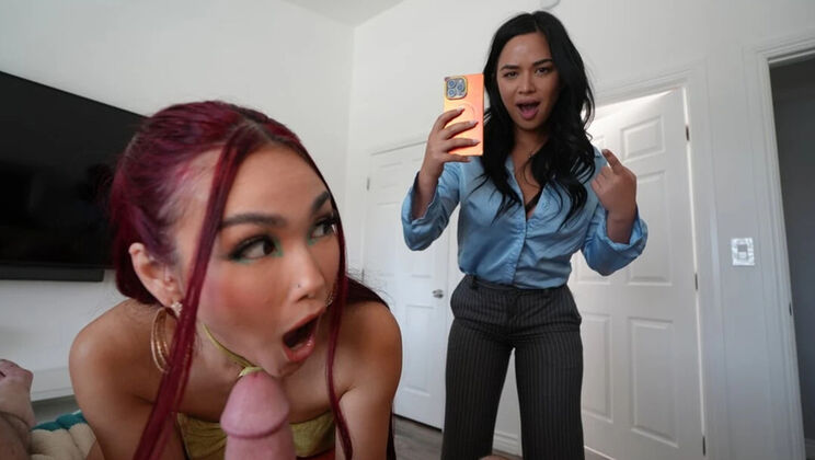 Swinger Couple Fucks Sexy Realtor Scarlett Alexis in Wild FFM Threesome